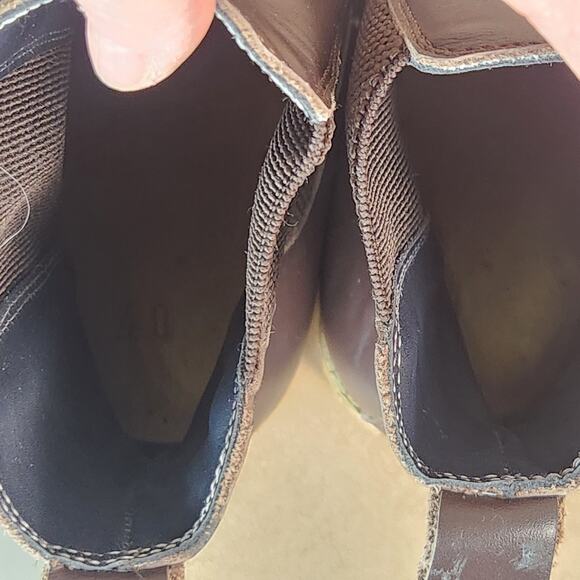 Unbranded Women's Barefoot Zero Drop Chelsea Brown Leather Upper Boots 40 EU - Picture 4 of 12